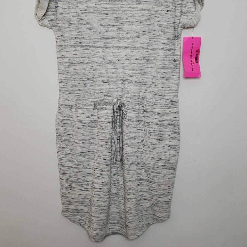 NWT Betsey Johnson Gray Sweatshirt Dress Size M - Picture 7 of 13